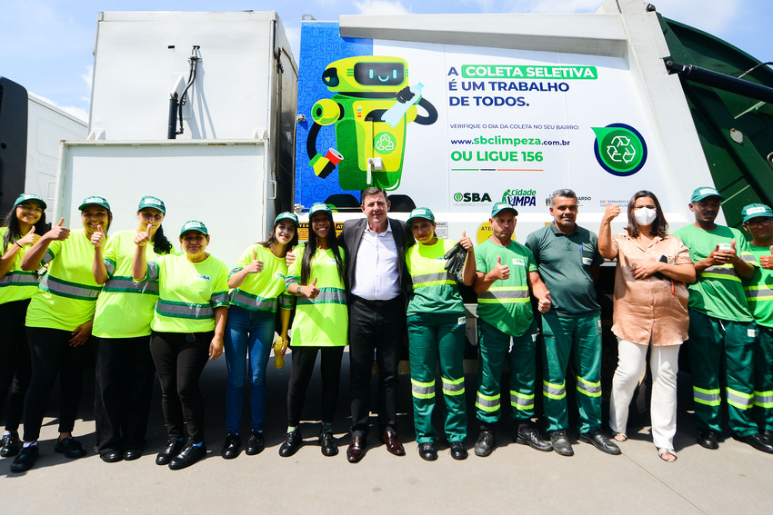 São Bernardo lança campanha para ampliar coleta seletiva; Veja vídeo