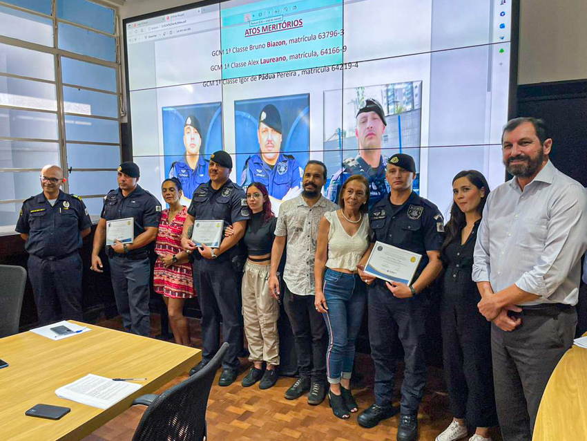 GCMs homenageados