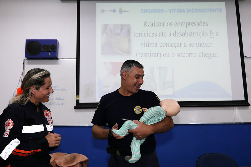 curso de primeiros socorros dado a GCMs