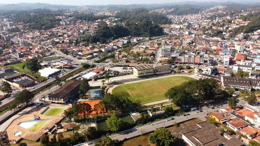 vista aérea de ribeirão pires