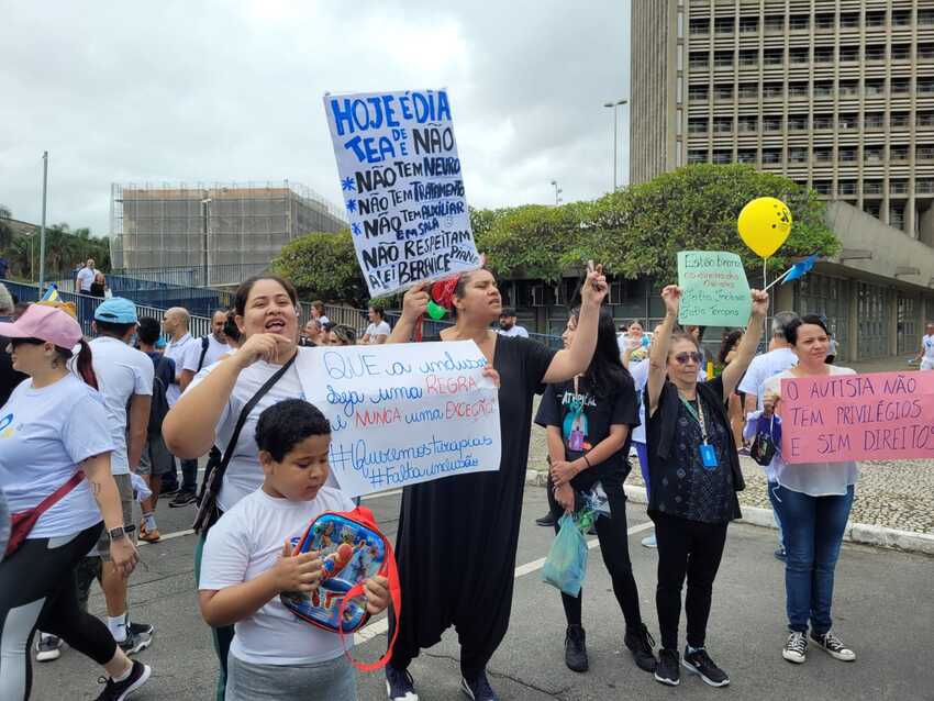 protesto de mães