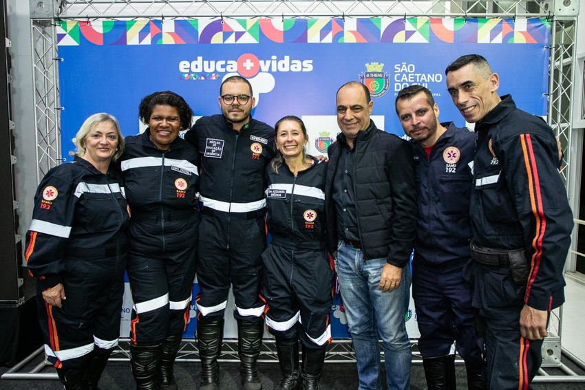 auricchio e equipe do samu