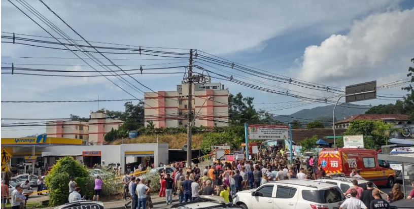 Criminoso pula muro de creche em Blumenau e tira a vida de 4 crianças