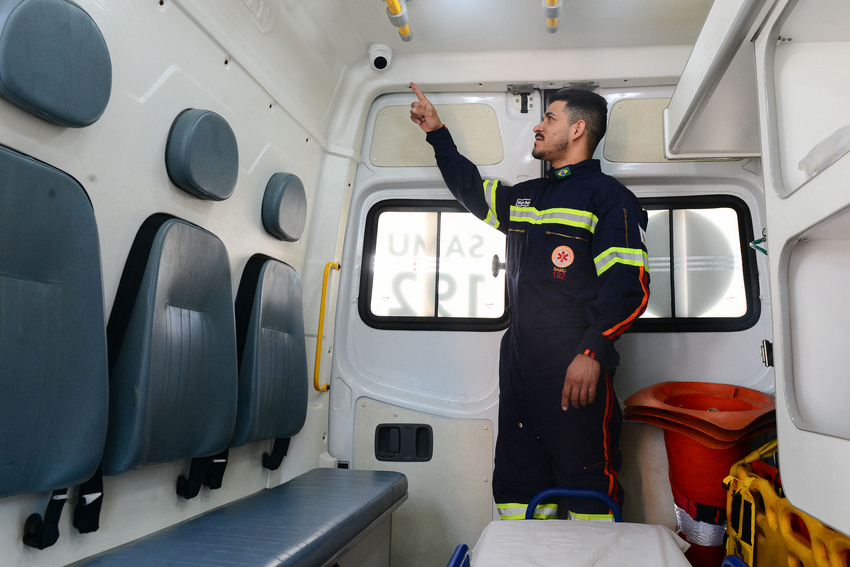 S.Bernardo instala câmeras em ambulâncias para avaliar pacientes