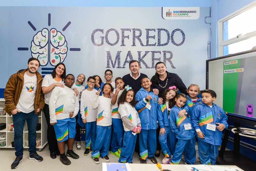 Prefeito Orlando Morando entrega nova EMEB em S.Bernardo