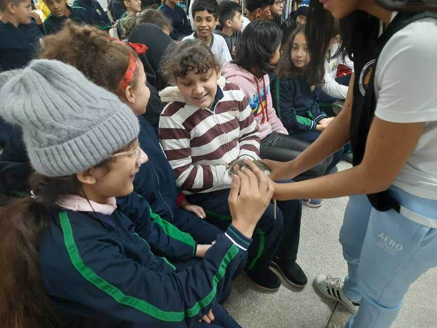 Ribeirão Pires promove atividade de educação ambiental com a Sabesp