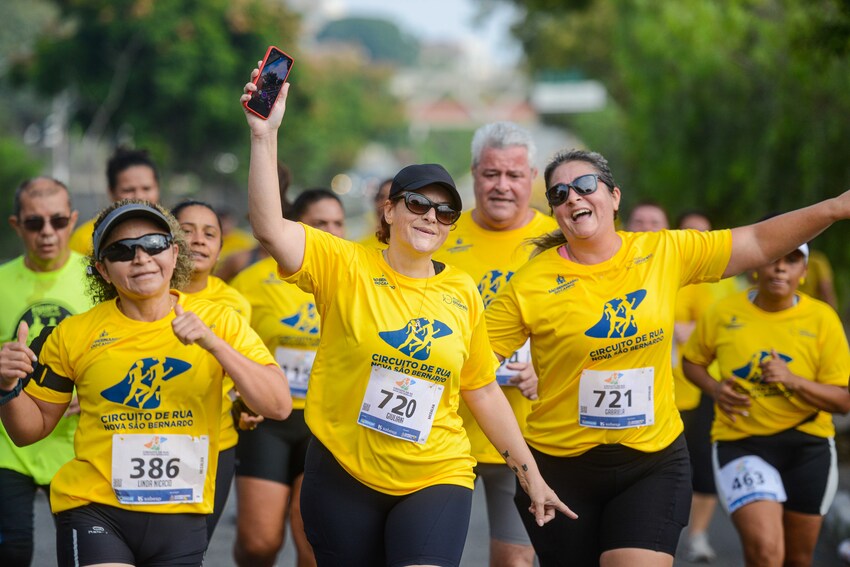 atletas na meia maratona de São Bernardo