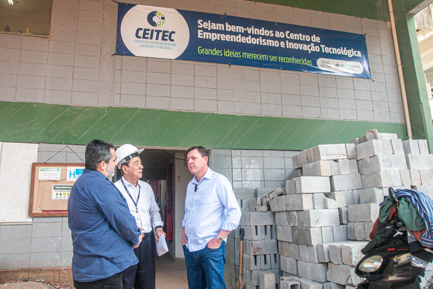 Vistoria de obra no CEITEC