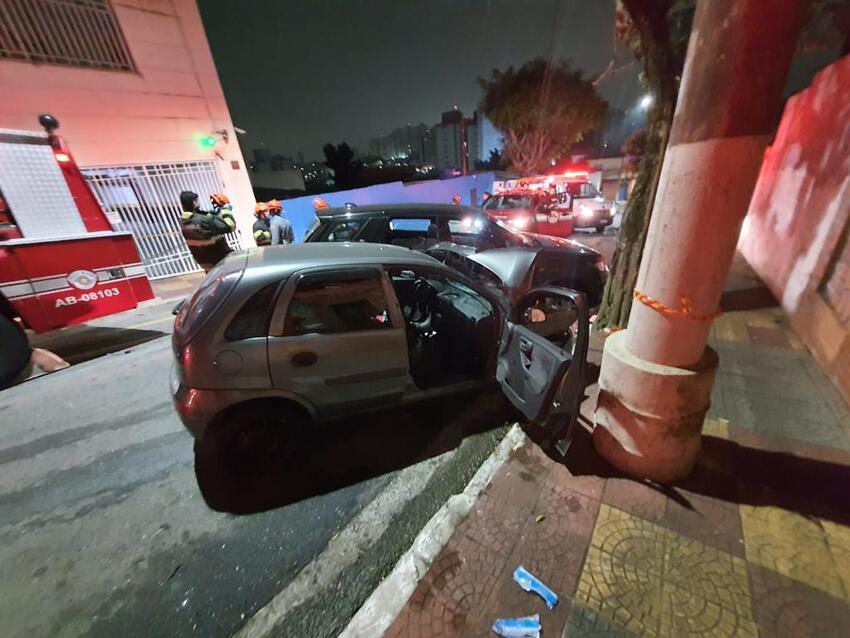 acidente de carro em São Caetano