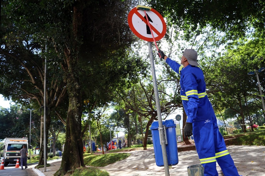 reforço da sinalização de trânsito (Mobilidade Urbana)