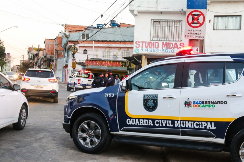 viaturas da GCM de São Bernardo