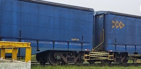 Vagão de trem de carga em Rio Grande da Serra