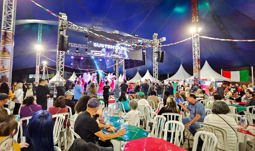 Em noite de estreia, Festa Italiana de Ribeirão Pires atrai 5 mil visitantes