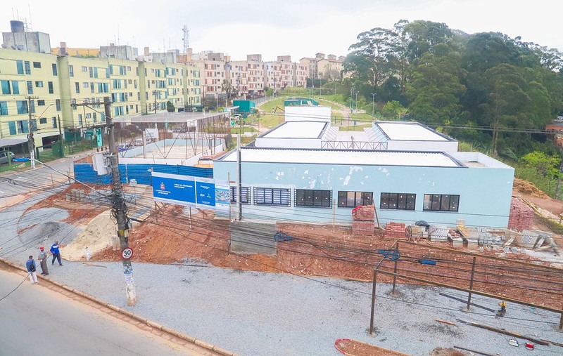 Praça da Cidadania de Diadema construída pelo Estado está quase pronta