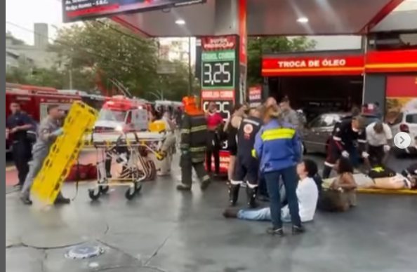 Engavetamento com quatro ônibus deixa 44 feridos em Santo André