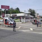 helicóptero Água da PM em São Bernardo