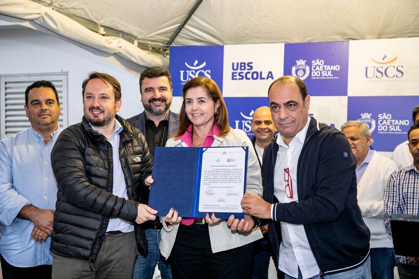 Auricchio inicia obra da UBS-Escola do Centro com investimento de R$ 6 milhões