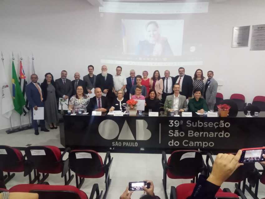 OAB-SBC realizou neste sábado homenagem ao dia do professor