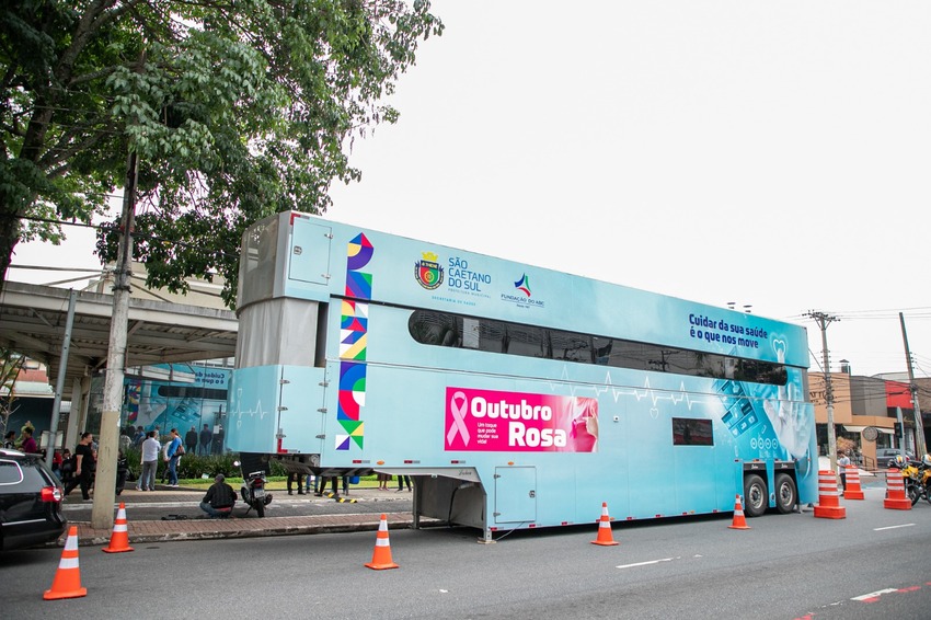 São Caetano realiza 5,3 mil atendimentos na Carreta Outubro Rosa