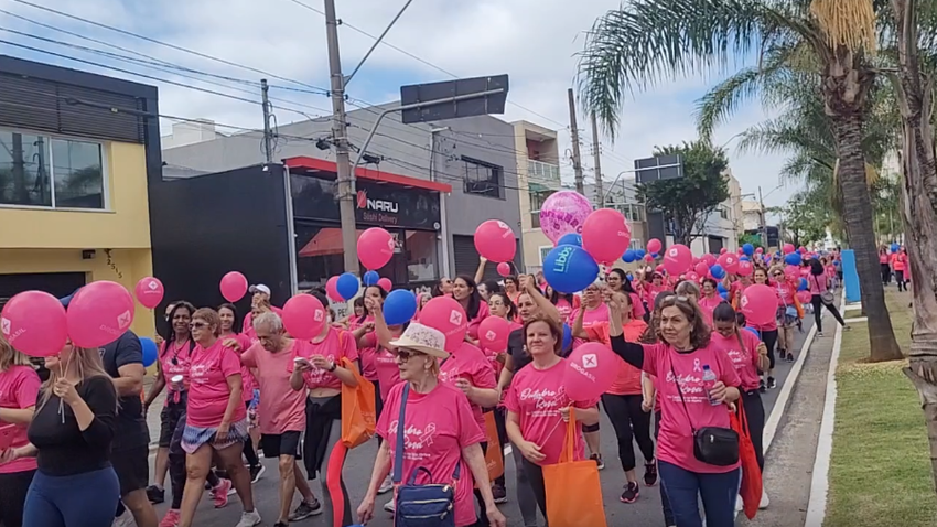 caminhada da mulheres em São Caetano