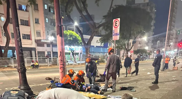 Após ser roubado, homem atropela 16 pessoas na Cracolândia