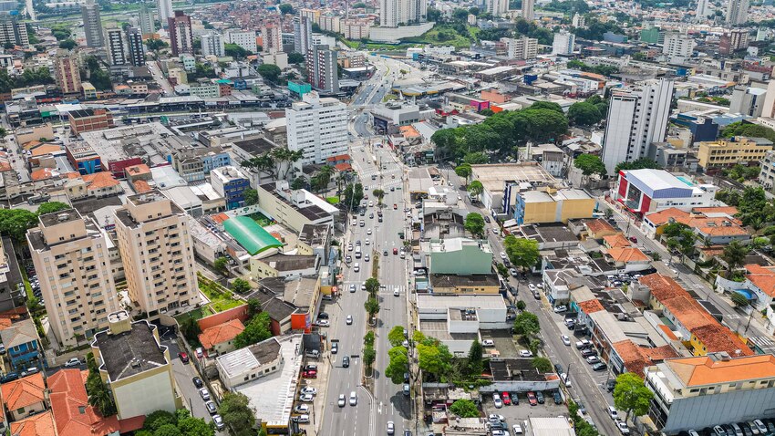 avenida prestes maia- aérea