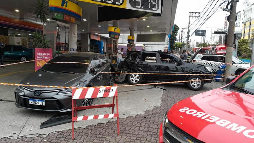 acidente em posto de gasolina