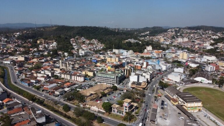 vista aérea de Ribeirão Pires