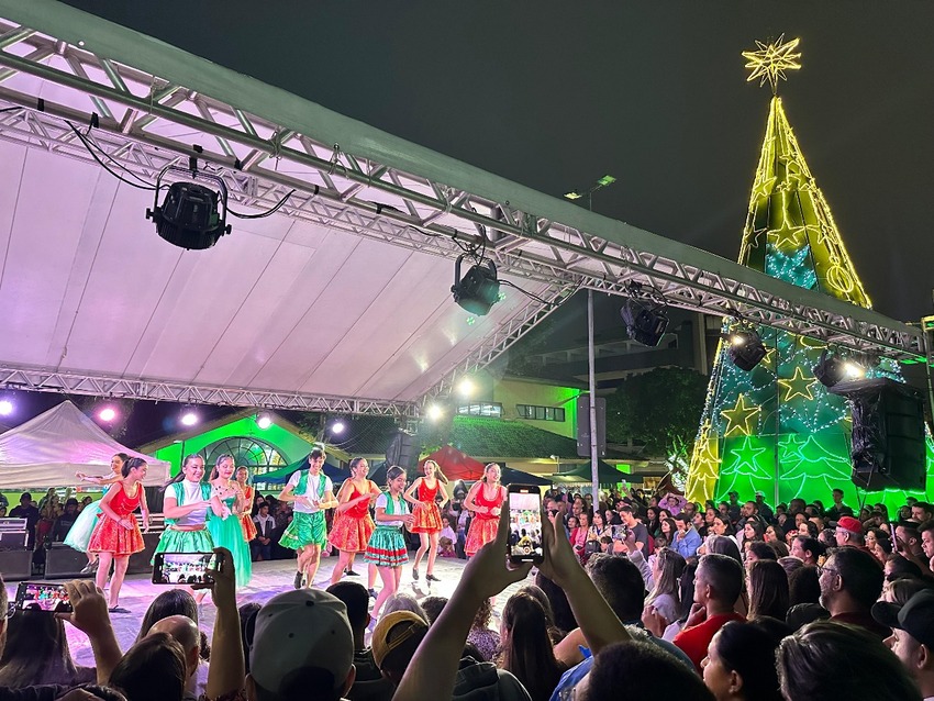 Fim de semana de estreia do Natal Mágico de Ribeirão Pires atrai 10 mil pessoas