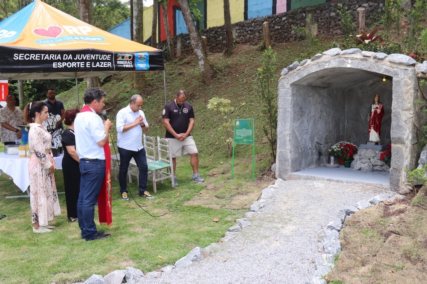 No dia de Santa Luzia, Ribeirão Pires inaugura Capelinha no Pomar Urbano