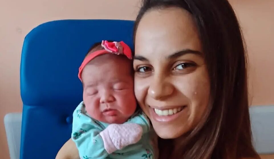 Júlia é a primeira bebê nascida em 2024 em São Bernardo