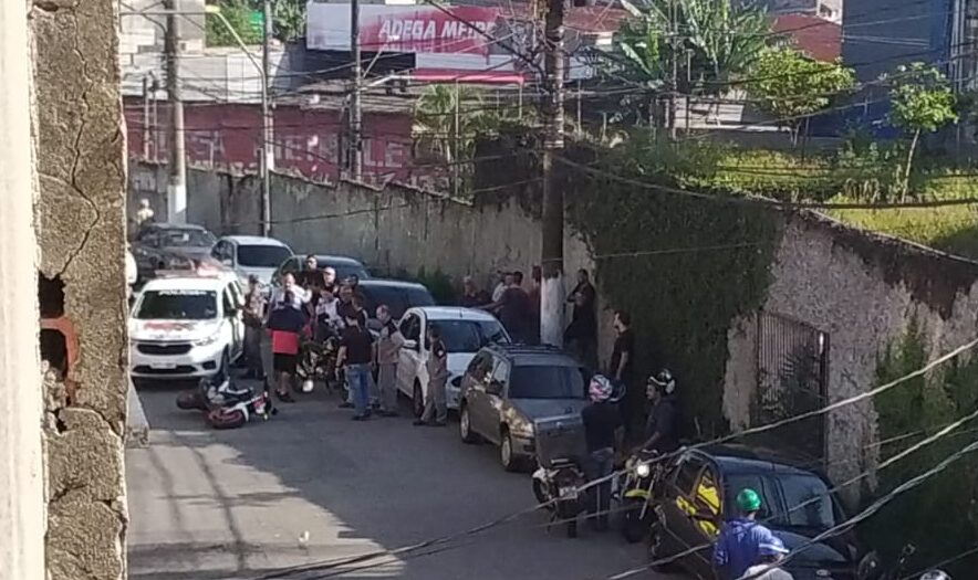 Vídeo mostra fuga de dupla após assalto a bombeiro em São Bernardo