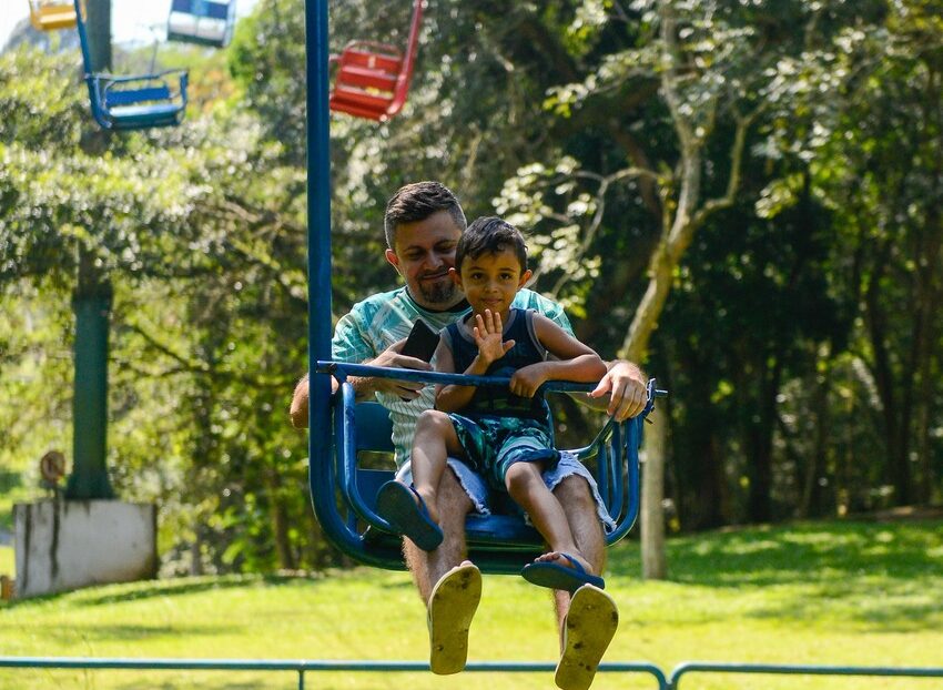 Em São Bernardo, passeio de teleférico é uma das atrações do Parque Estoril