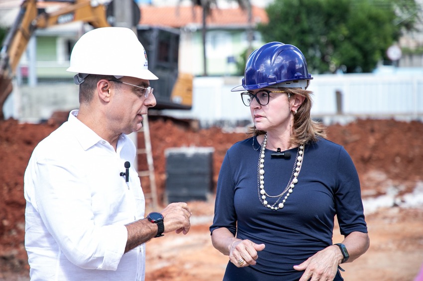 Auricchio faz visita técnica nas obras de ampliação do Hospital de Emergências