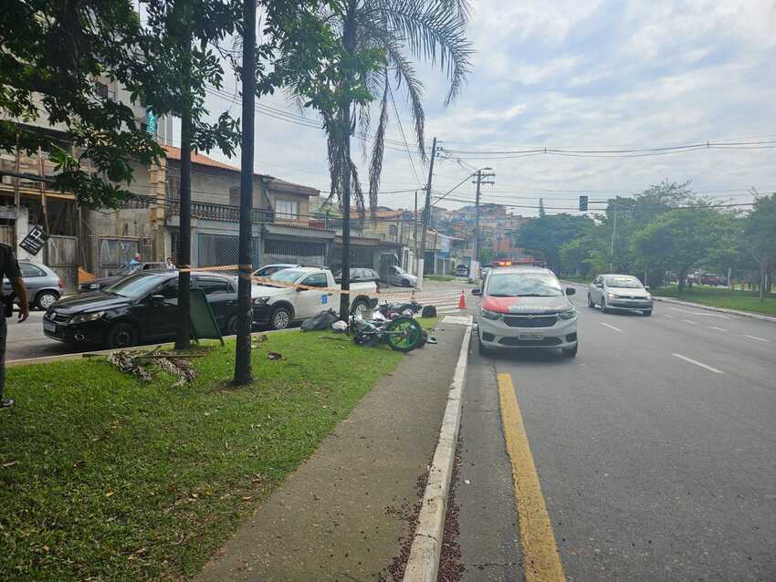 acidente na rua Benedito Massaropi