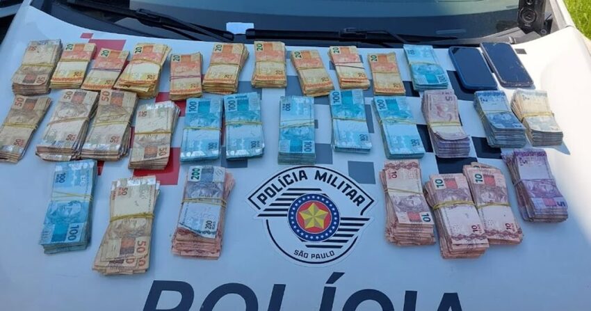 Homem é preso transportando R$ 120 mil vindos de Diadema