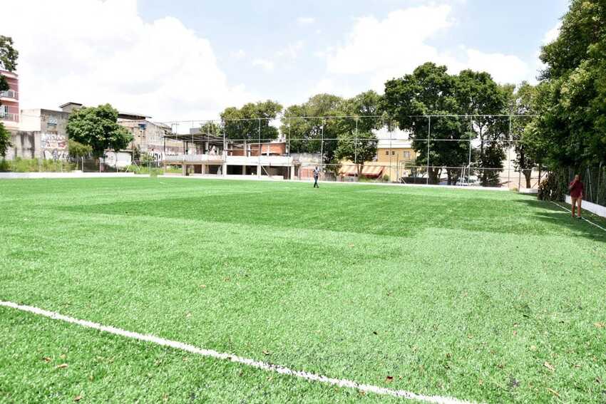 Campo IV Centenário passa por revitalização em Santo André