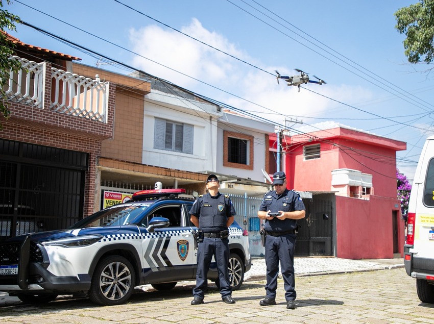 São Caetano utiliza drone para identificar possíveis focos de criadouros de dengue