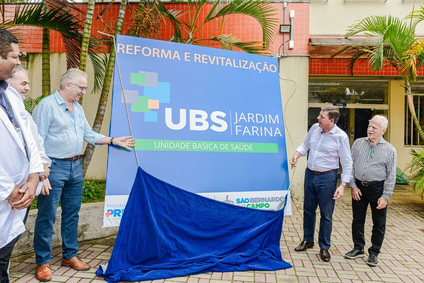 Prefeito Orlando Morando anuncia revitalização completa da UBS Jardim Farina