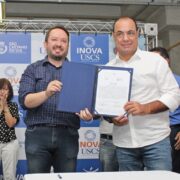 Auricchio e Prearo assinam ordem de serviço para início das obras do Inova USCS