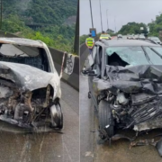 Motorista morre carbonizado após invadir contramão e bater carro na Imigrantes