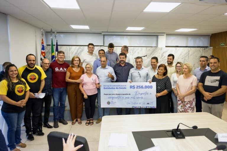 Entidades ligadas à Saúde recebem subvenção da Prefeitura de São Caetano