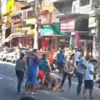 Vídeo mostra momento de socorro após atropelamento na vila São Pedro