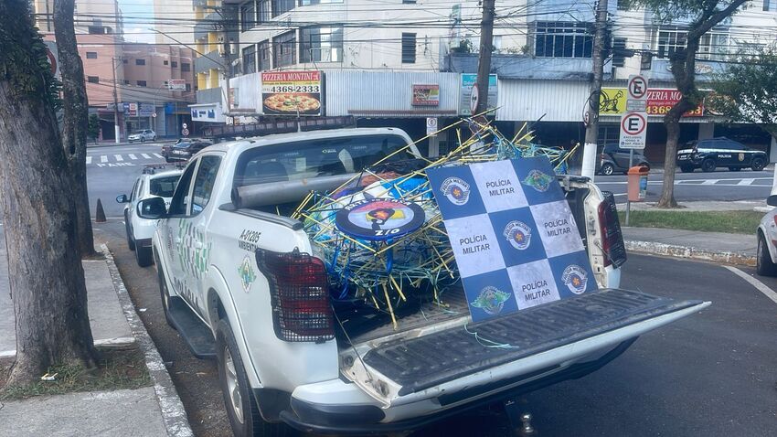balão apreendido