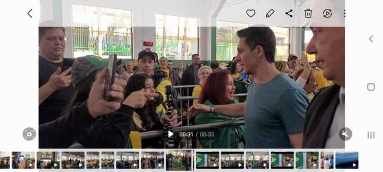 Deputado Alex Manente é vaiado em evento de Bolsonaro