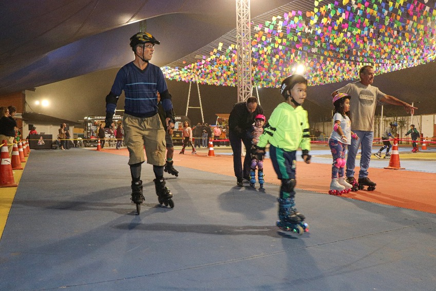 Ribeirão Pires promove Arraiá Julino no projeto “Patins na Tenda" nesta quarta-feira 