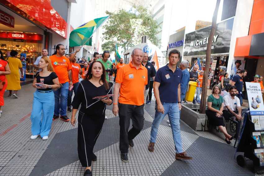 Em Santo André, Ricardo Salles diz que Coronel Sardano representa o voto da direita