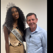 Solidariedade: Prefeito de São Bernardo recebe miss SP que sofre ataques racistas