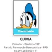 Candidata a vereadora de Diadema é registrada com a foto do Pato Donald