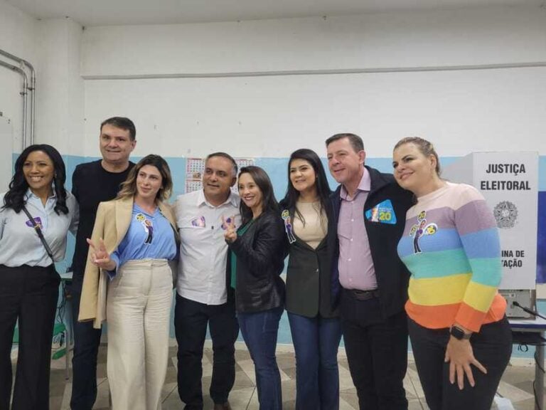 Em tom de vitória, Marcelo Lima vota em São Bernardo